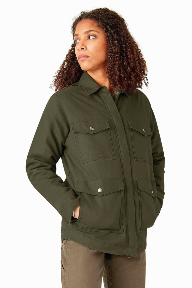 DICKIES Women's Fleece Lined Chore Coat  Below The Belt – Below The Belt  Store