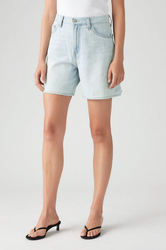 High Rise Baggy Shorts - LUX