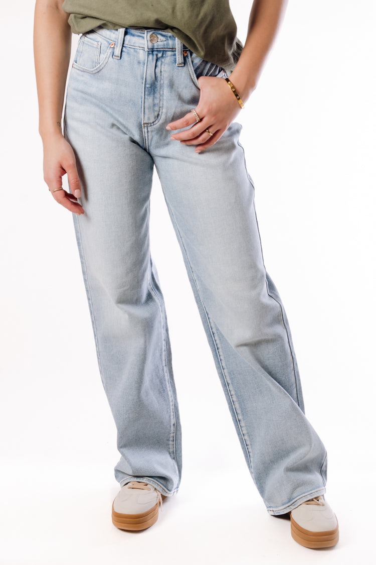 Highly Desirable High Rise Trouser Leg Jeans - 31