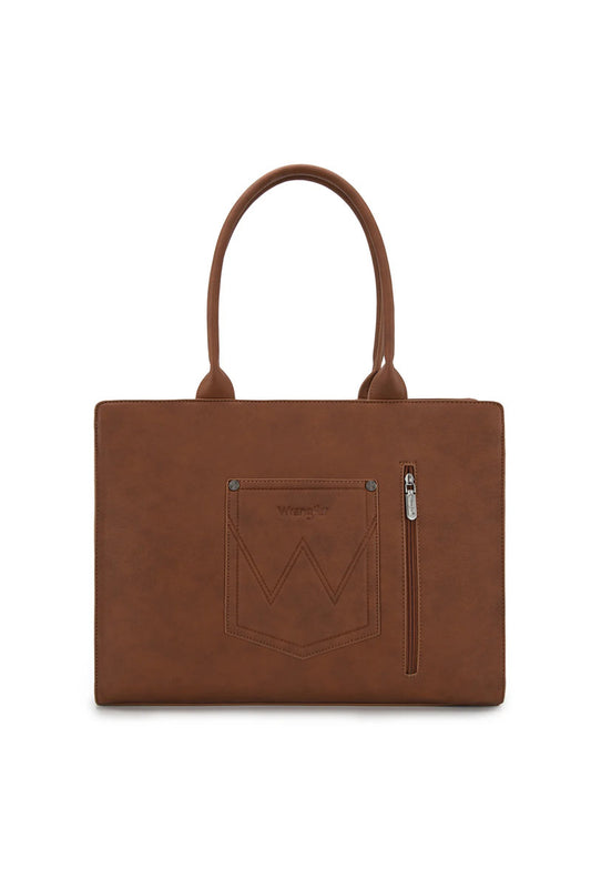 Horseshoe Large Tote - BRN