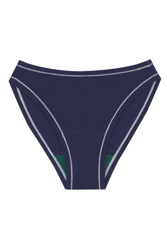 High Rise Bikini - Navy/White - NWT