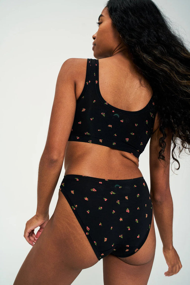 Sporty Bralette - Midnight Rose - MNR