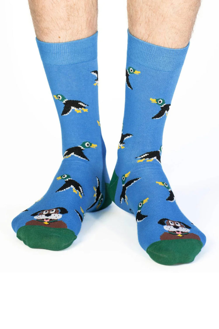 Hunting Ducks Socks - BLU