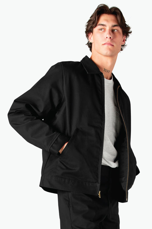 Insulated Eisenhower Jacket - BLK