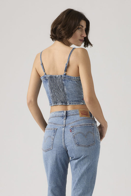 Jadine Denim Cami Tank Top - TWI