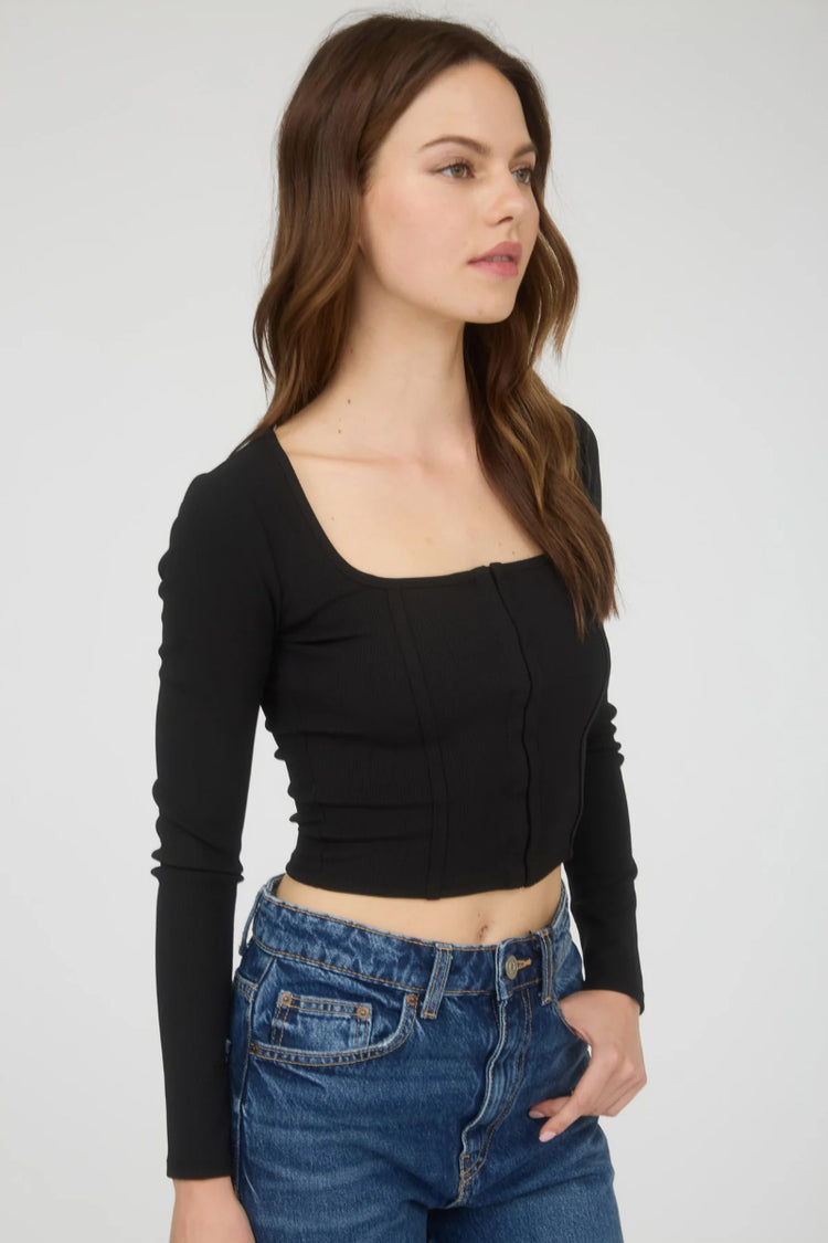 Judy Corset Top - BLK