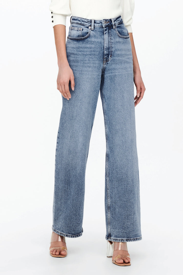 Juicy High Waist Wide Leg Jeans