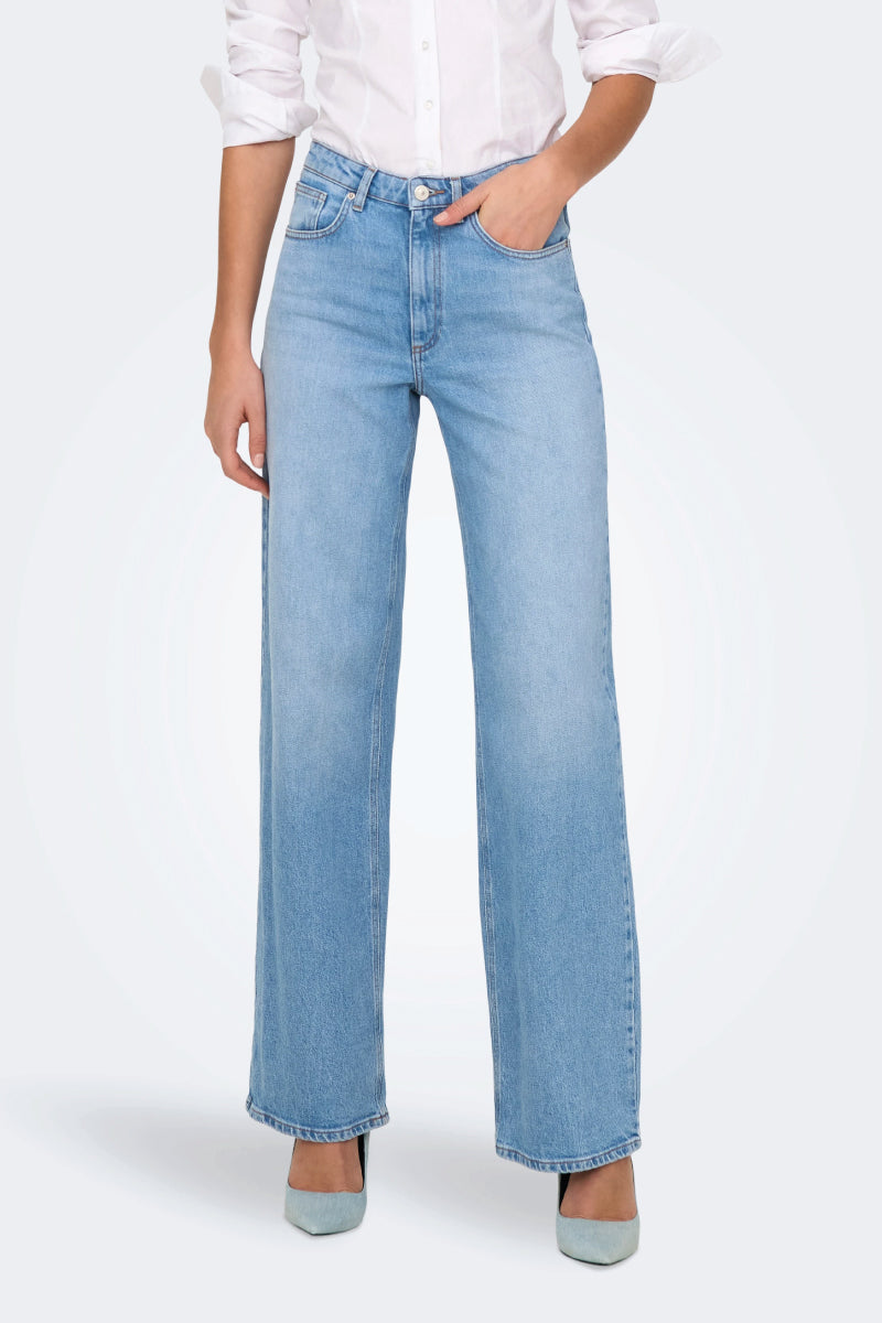 Juicy High Waist Wide Leg Jeans