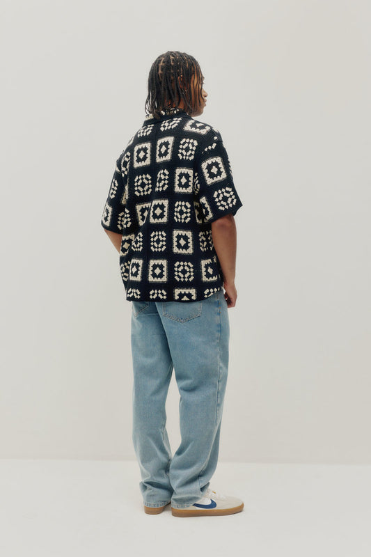 Knitted Quilt Shirt - BKW