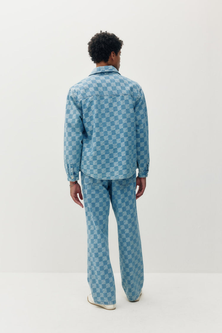 Checkered Denim Shirt - LBL