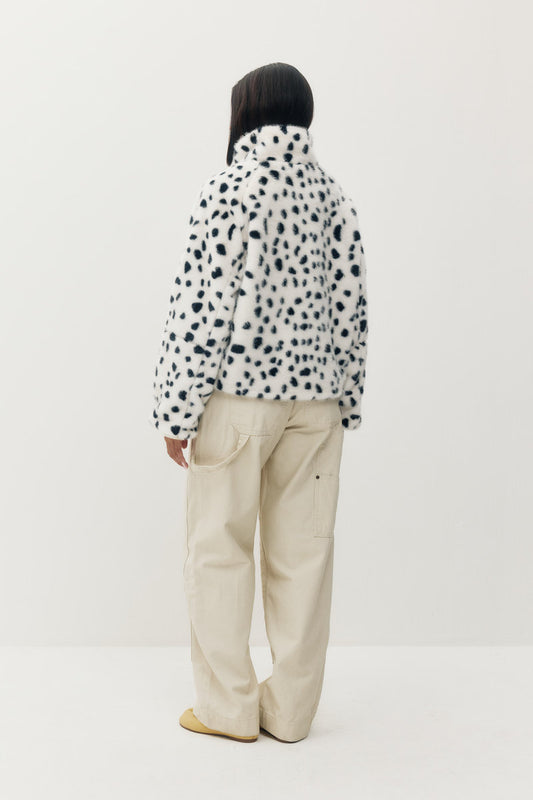 Tachette Faux Fur Zip Up - DAL