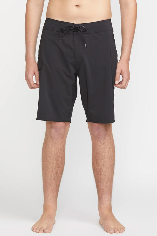 Lido Solid Mod 20 Boardshorts - BLK