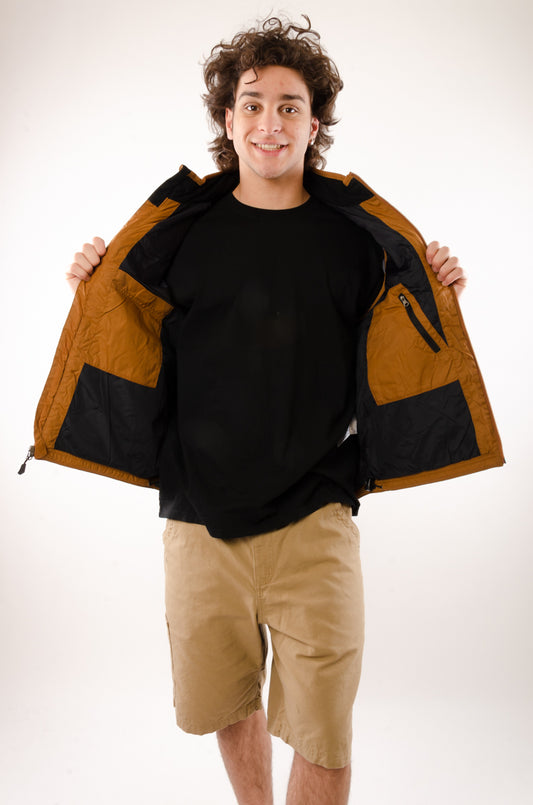 Lightweight Insulated Vest - Brown