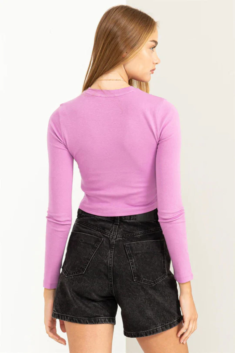 Long Sleeve Crop Tee - PLM