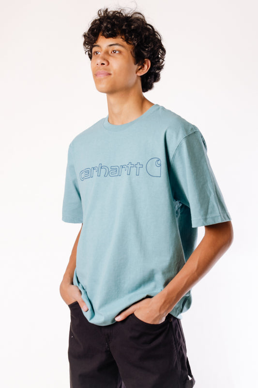Loose Fit Heavyweight Logo Tee - SBL