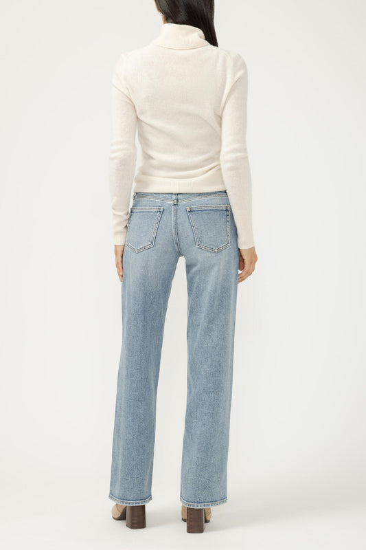 Loose & Low Straight Jeans - 33