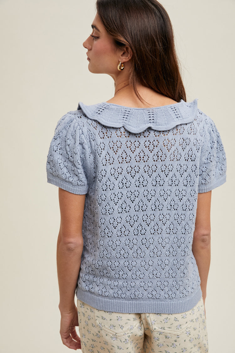 Love Loop Cardi - BLU