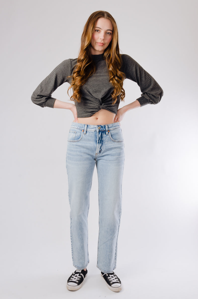 Low 5 High Rise Straight Leg Jeans