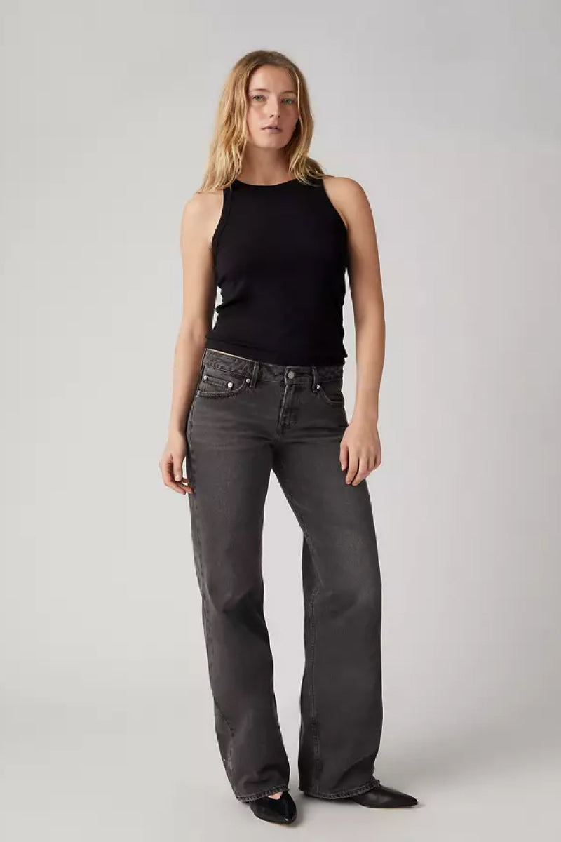 Low Loose Women's Jeans - Medium Wash