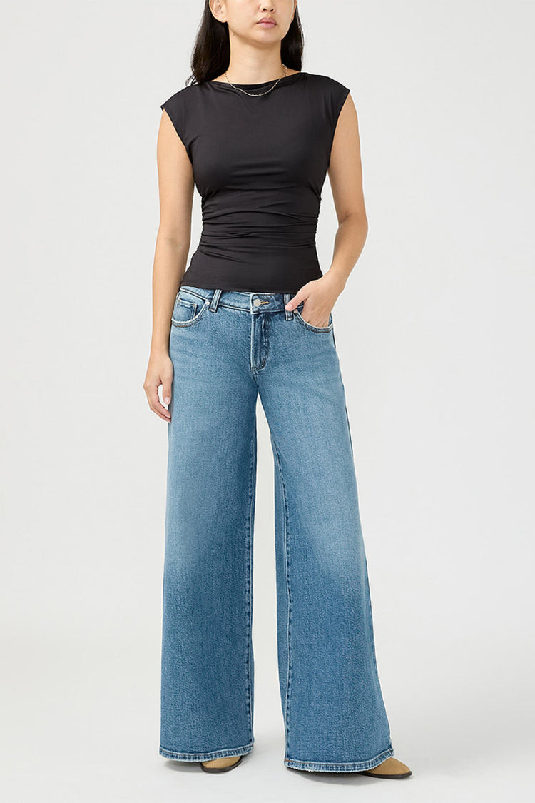 Low Rise Wide Leg Baggy Skater Jeans - 31
