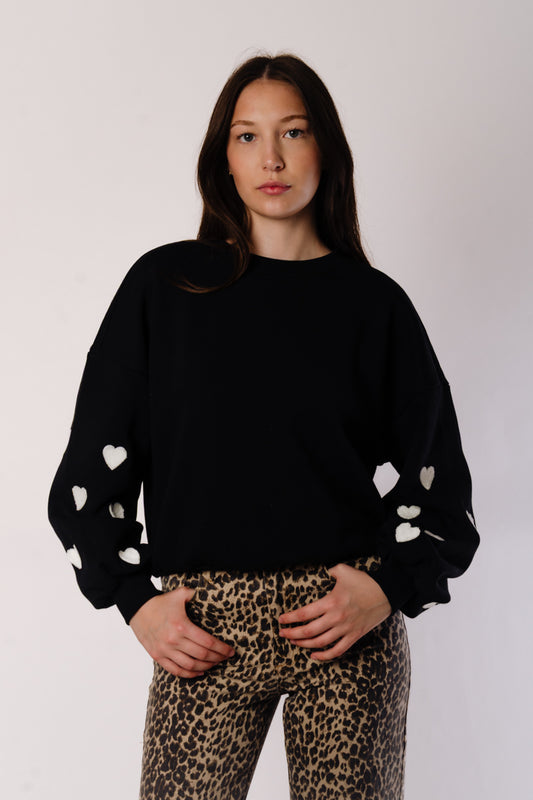 Macy Crewneck - BLK