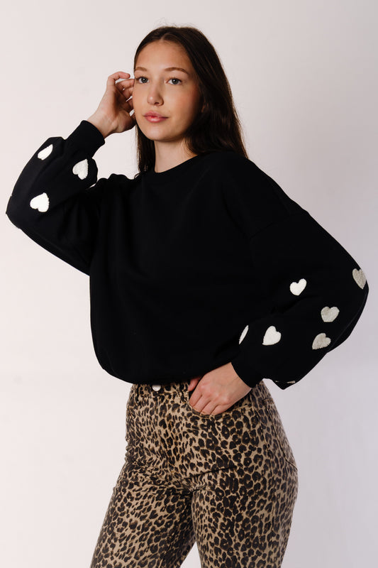 Macy Crewneck - BLK