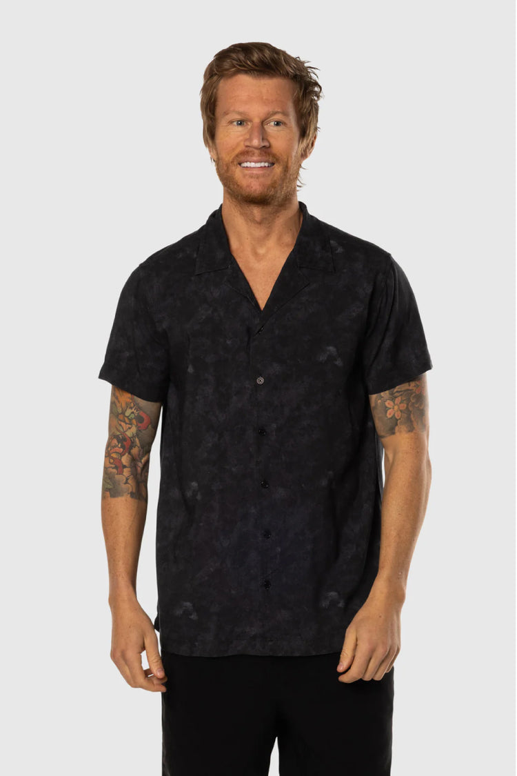 Marble Black Vice Button Up Shirt - MRB