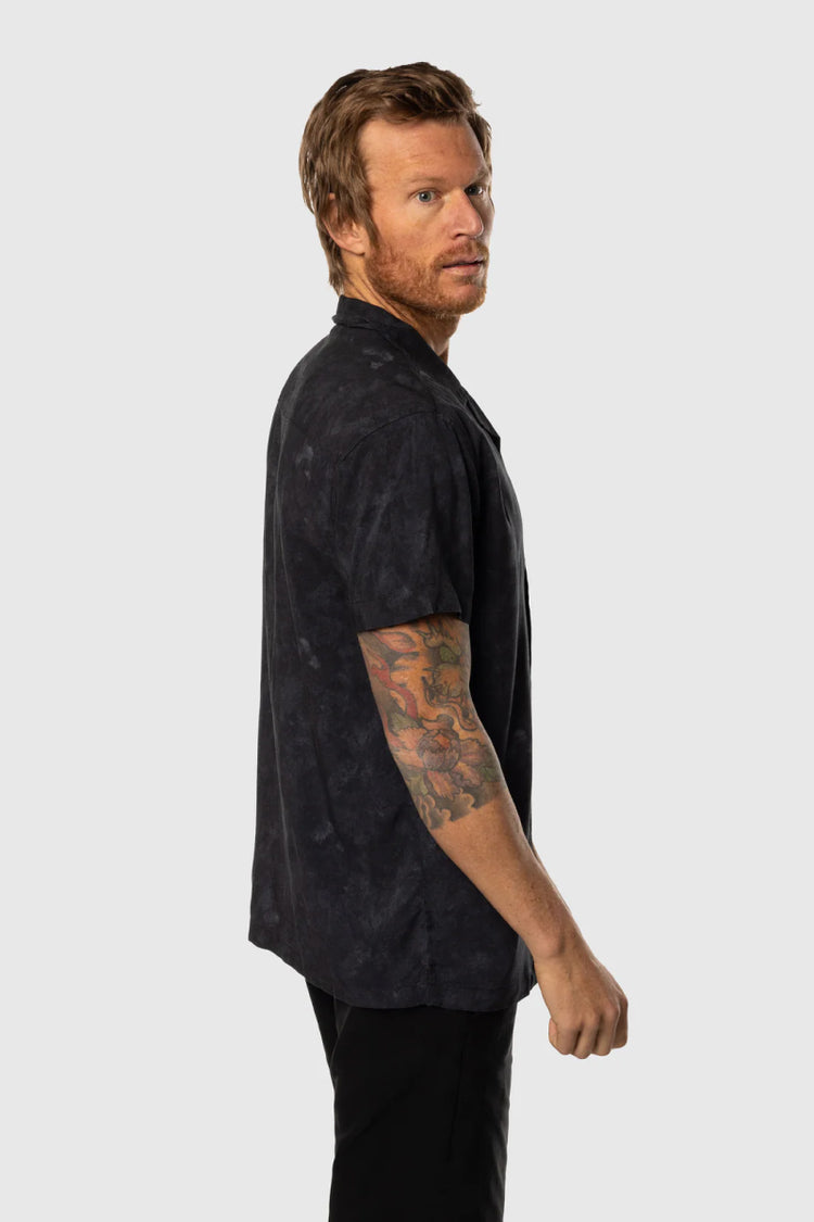Marble Black Vice Button Up Shirt - MRB