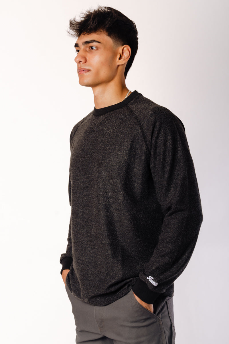 Marled Thermal - BLK