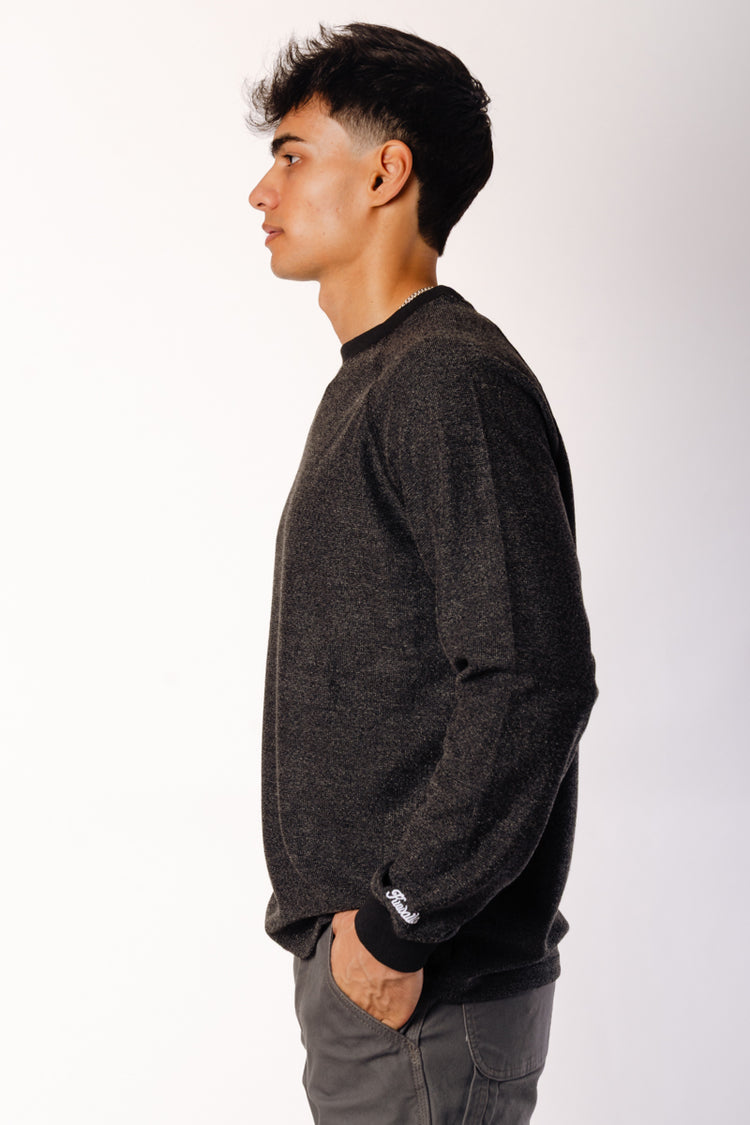 Marled Thermal - BLK