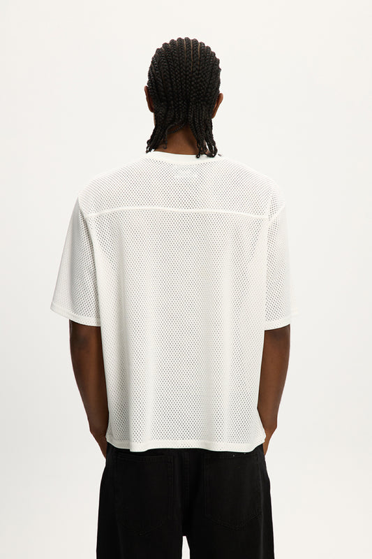 Mesh Tee - WHT