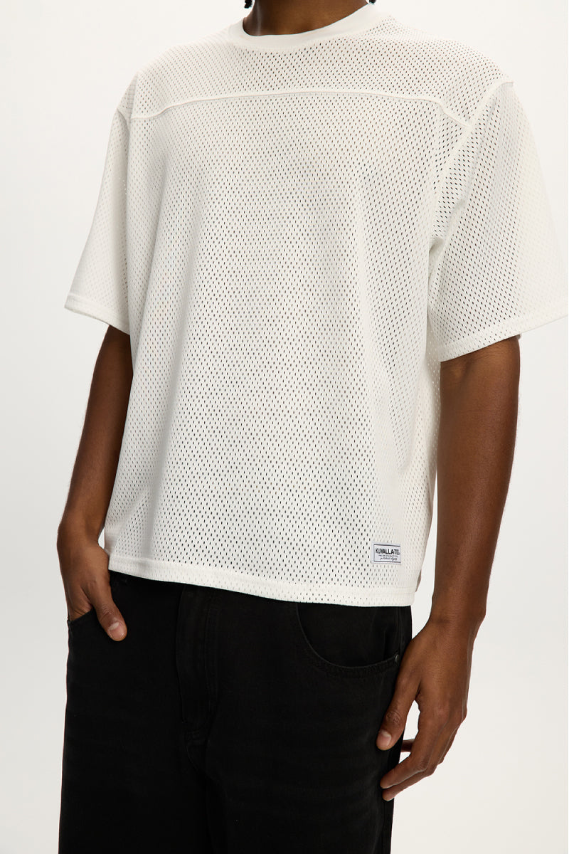 Mesh Tee - WHT