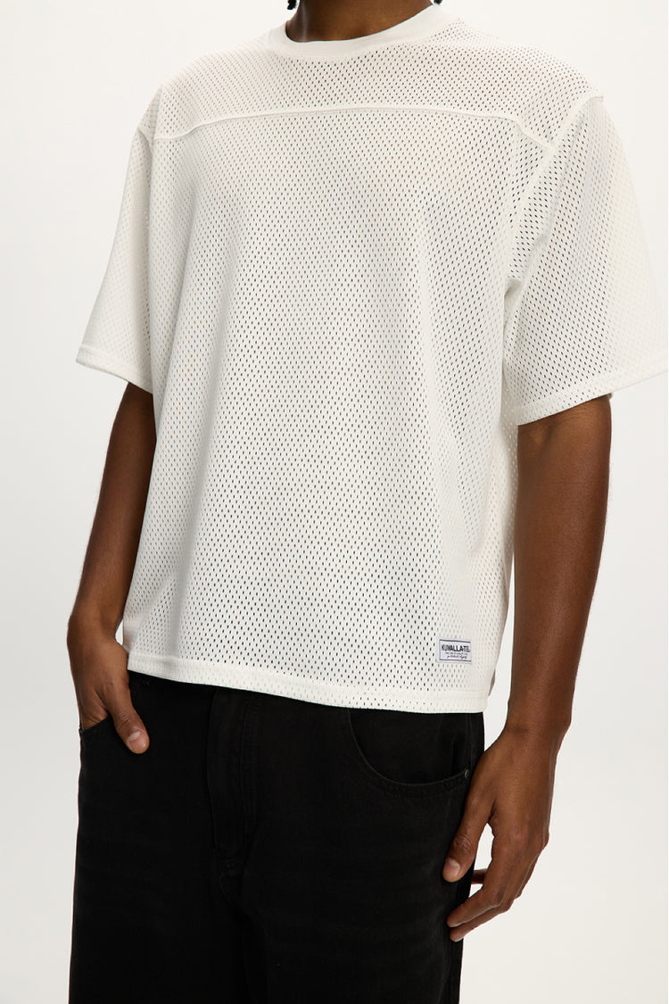 Mesh Tee - WHT