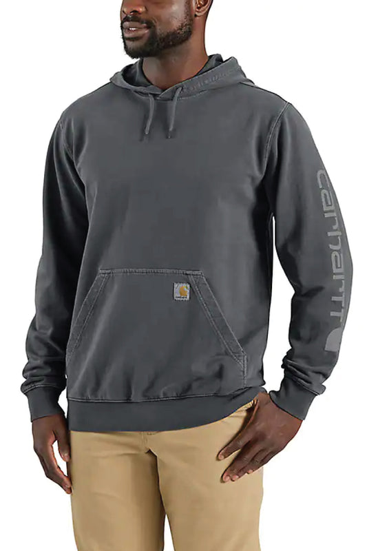 Midweight Garment Dye French Terry Graphic Hoodie - SHD