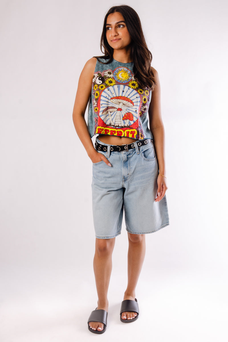 Mushroom Crop Tank - MSH