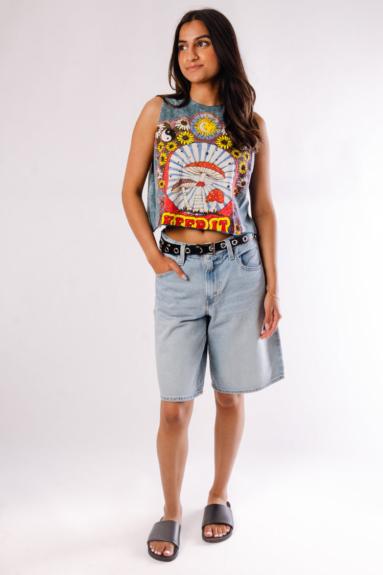 Mushroom Crop Tank - MSH