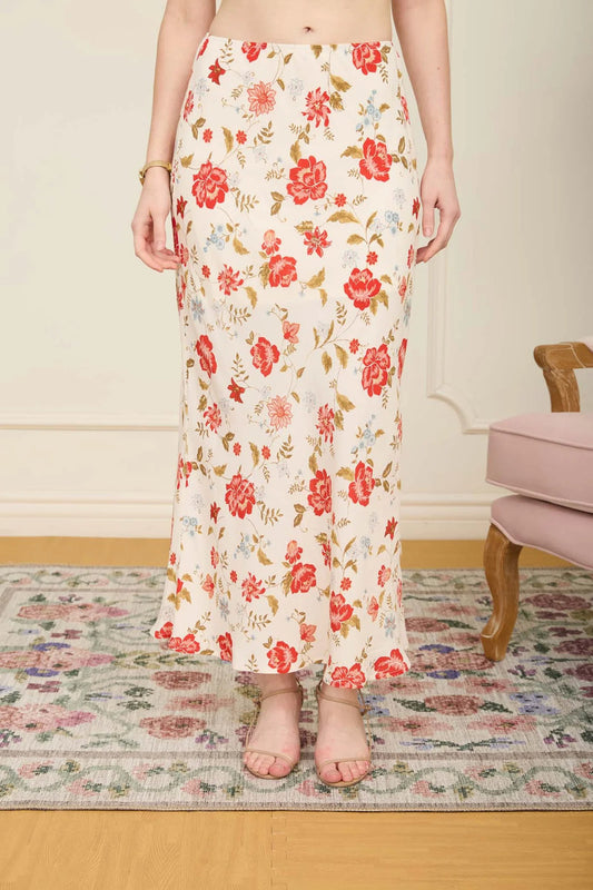 Nantes Floral Midi Skirt