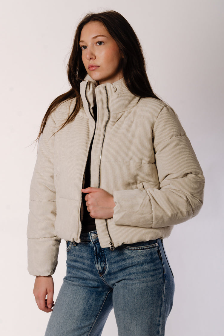 New Dolly Corduroy Puffer Coat - MOO