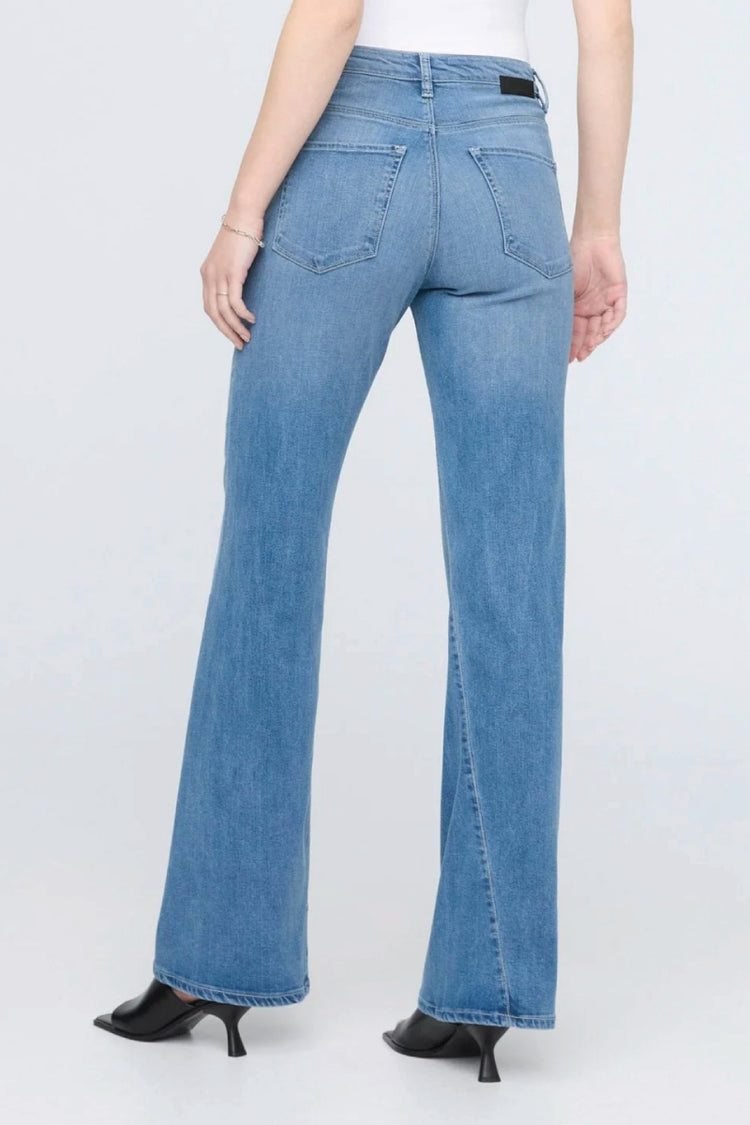No Sweat Denim High Rise Wide Leg - 32