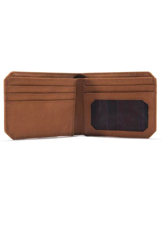 Nylon Duck Bifold Wallet - Brown