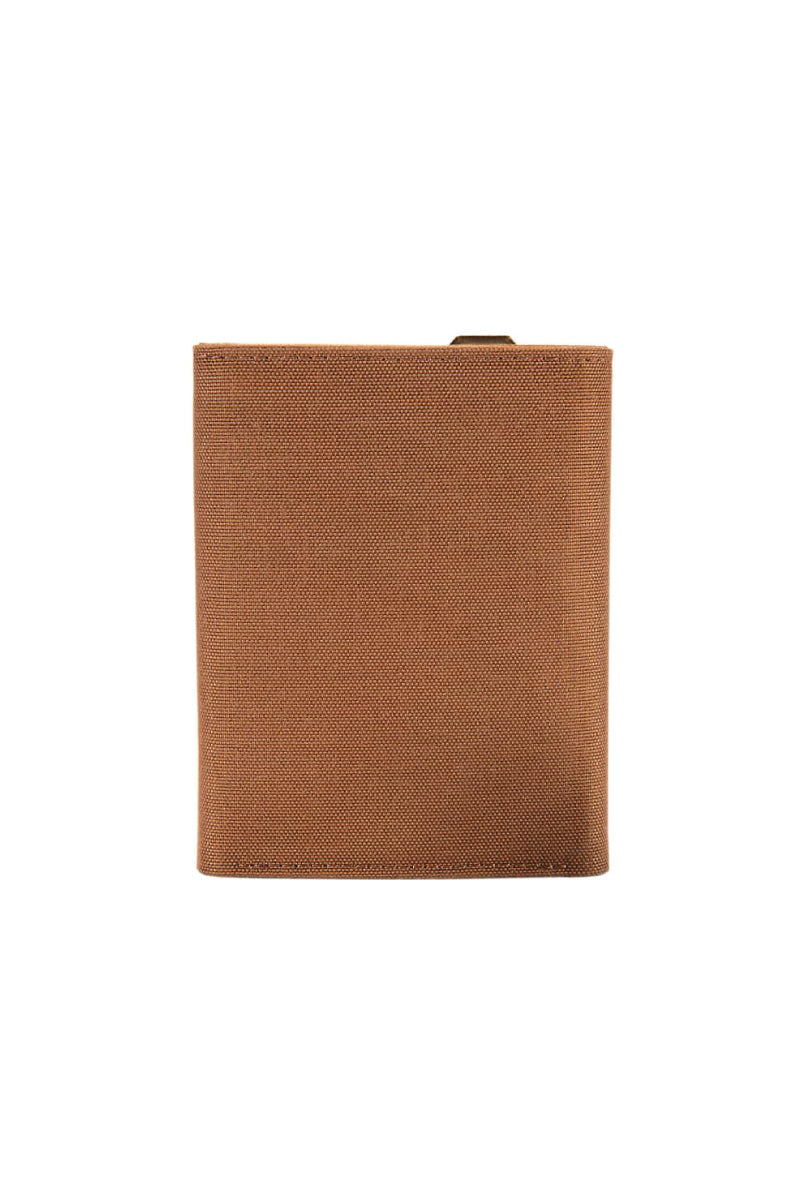 Nylon Duck Trifold Wallet - Brown