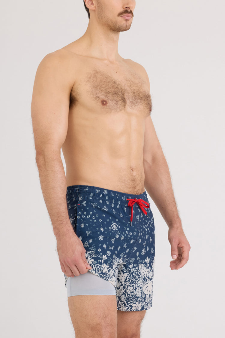 Oh Buoy 2N1 Swim Trunks 7" - BTI