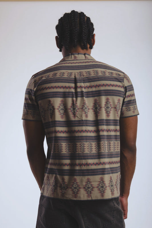 Palmetto Short Sleeve Shirt - ALOE