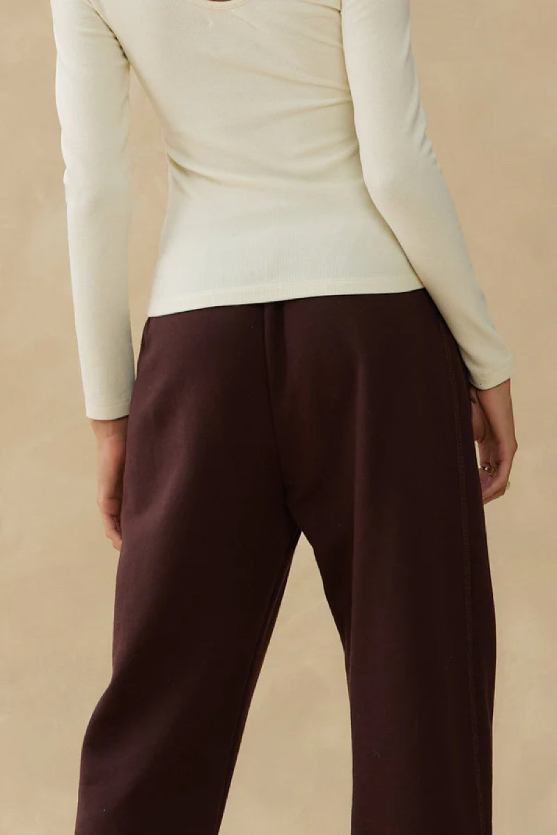 Peachy Rib Square Neck Top - CRM