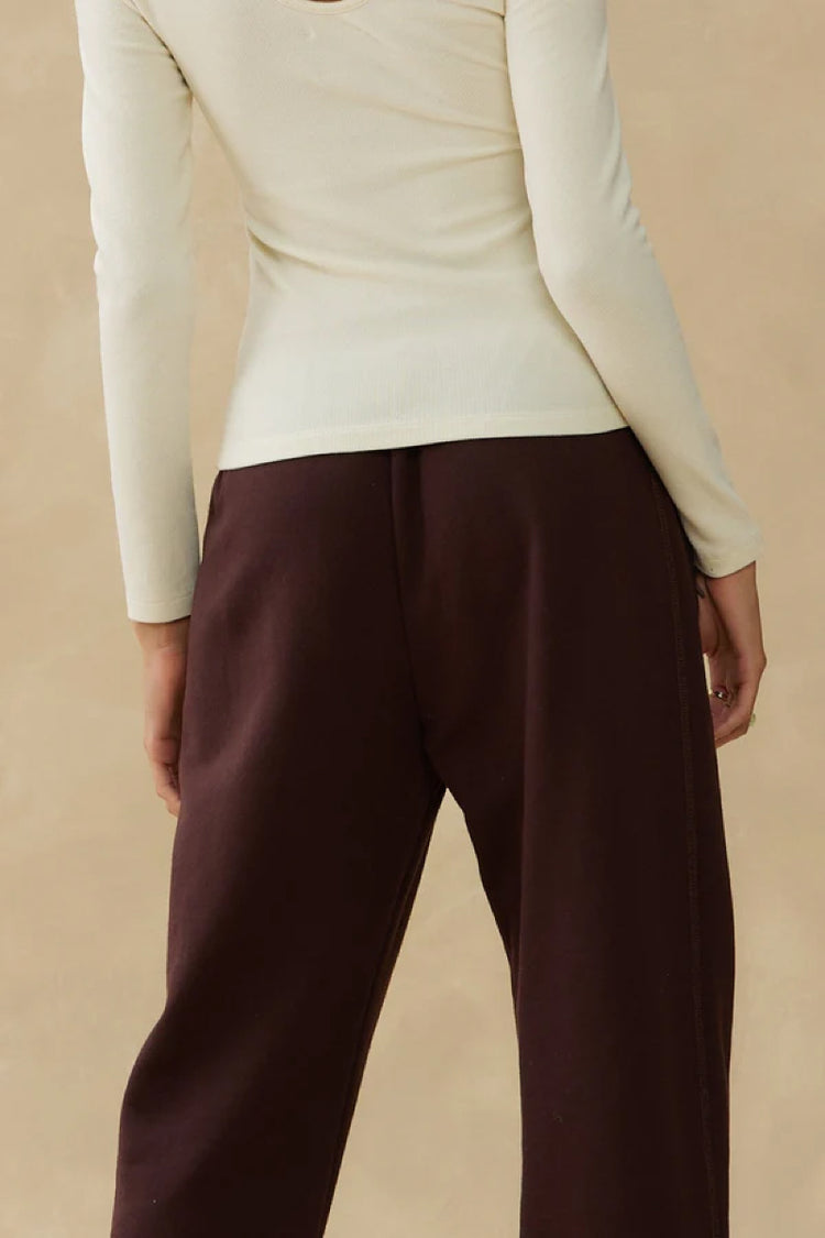 Peachy Rib Square Neck Top - CRM