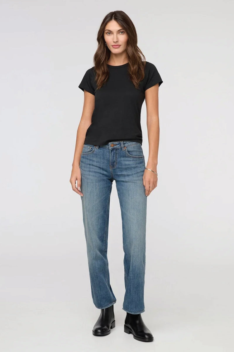 Performance Denim Mid Rise Straight - 30