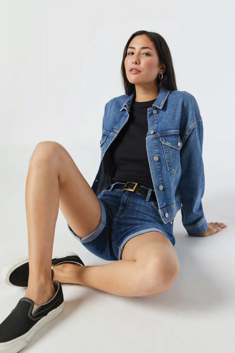 MAVI JEANS Women s Pixie Boyfriend Short Below The Belt Below The Belt Store
