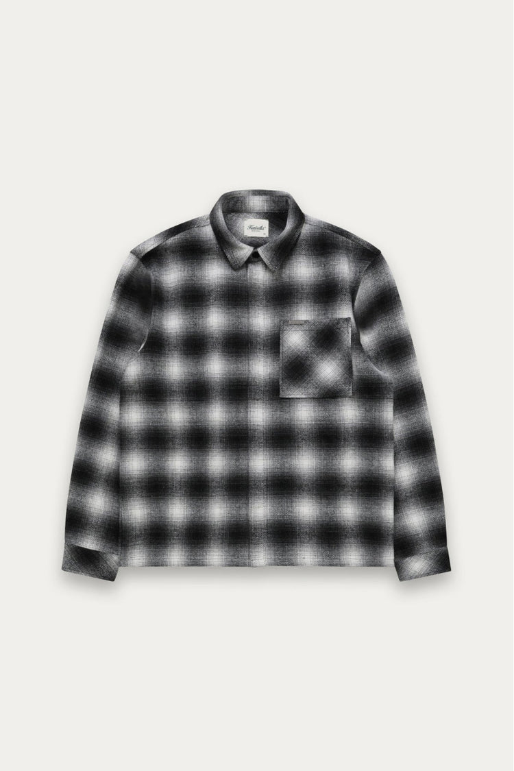 Plaid Pocket Shirt - BLK