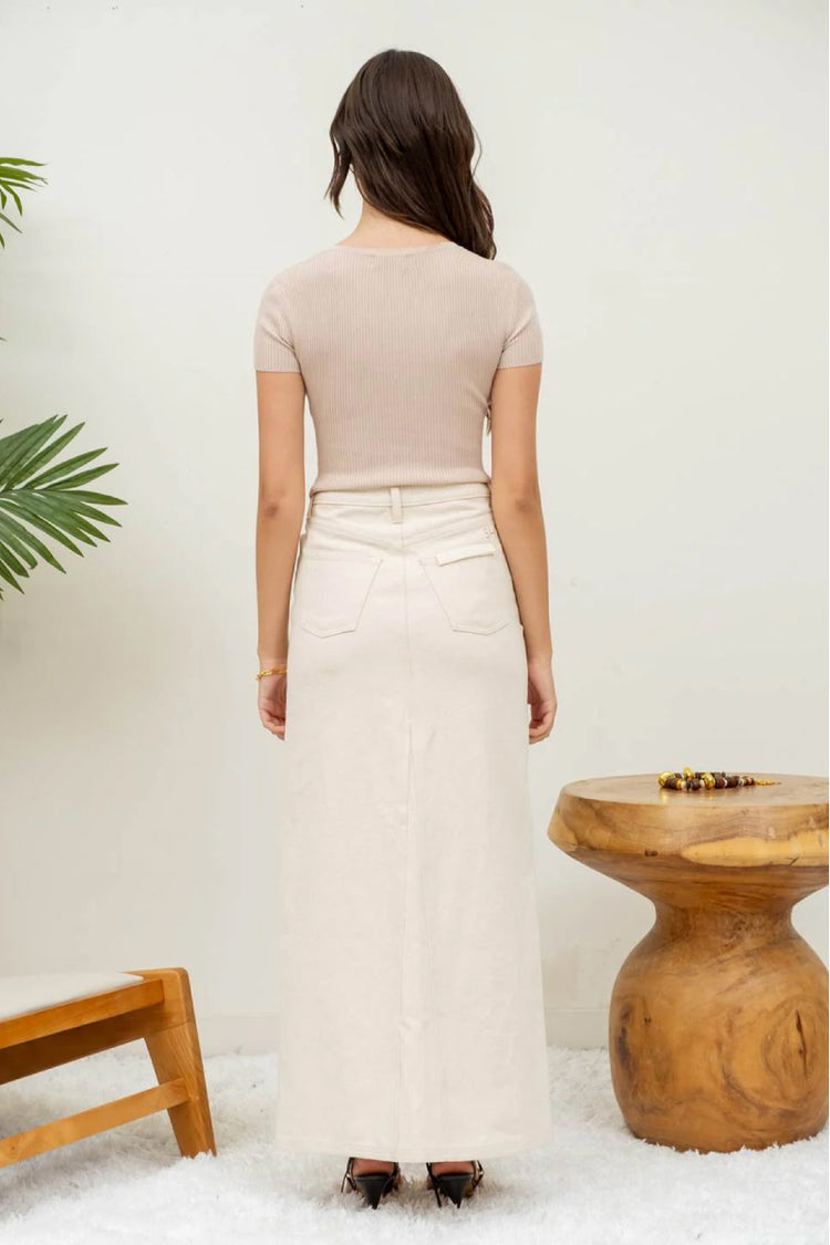 Play Knit Crop Top - ECR