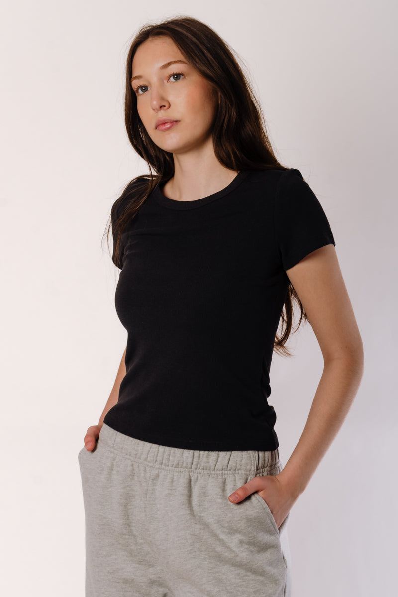 Plush Rib Tee - VBK